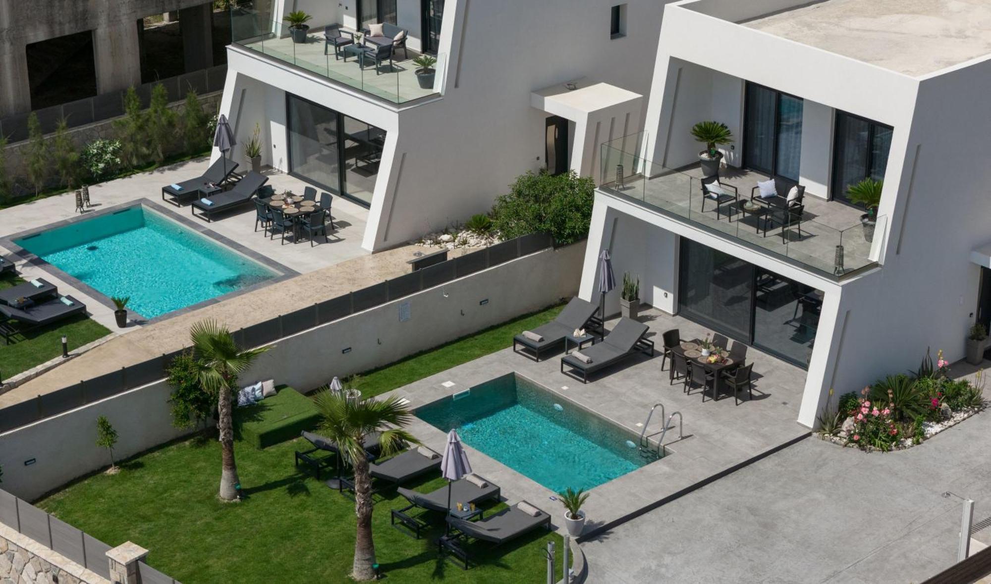 Sunwhite Villas - Private Pool & Cozy Atmosphere, By Zantewize 拉加纳斯 外观 照片