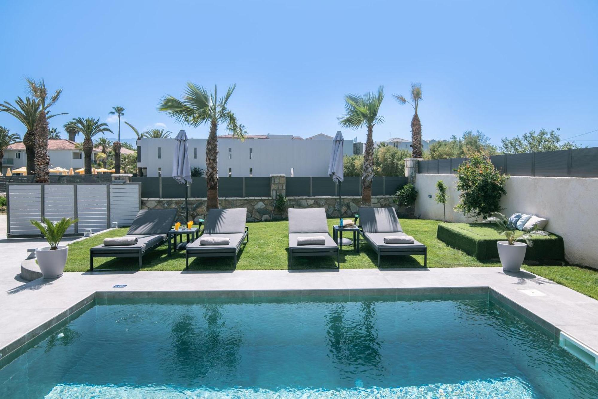 Sunwhite Villas - Private Pool & Cozy Atmosphere, By Zantewize 拉加纳斯 外观 照片