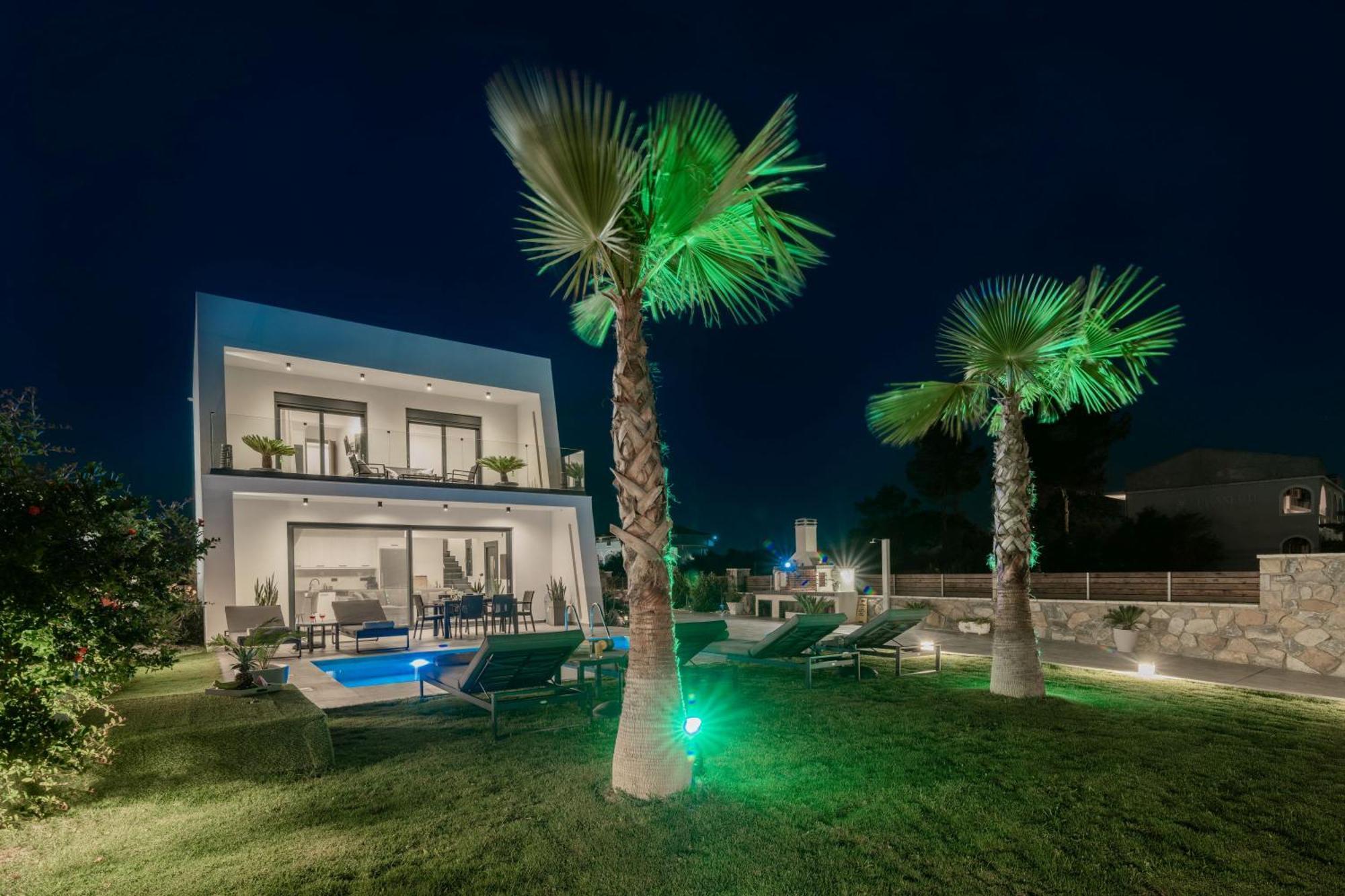Sunwhite Villas - Private Pool & Cozy Atmosphere, By Zantewize 拉加纳斯 外观 照片