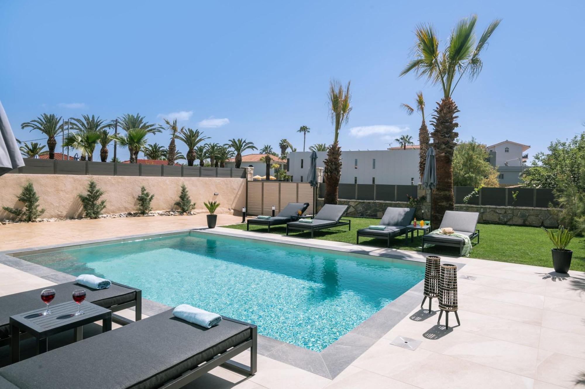 Sunwhite Villas - Private Pool & Cozy Atmosphere, By Zantewize 拉加纳斯 外观 照片