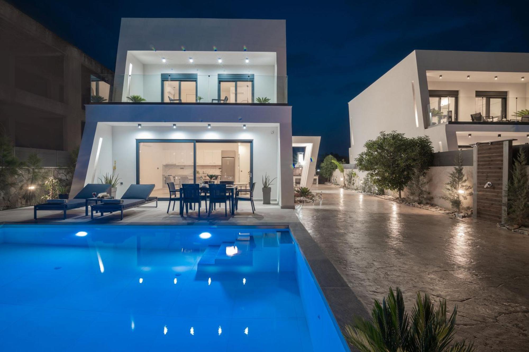 Sunwhite Villas - Private Pool & Cozy Atmosphere, By Zantewize 拉加纳斯 外观 照片