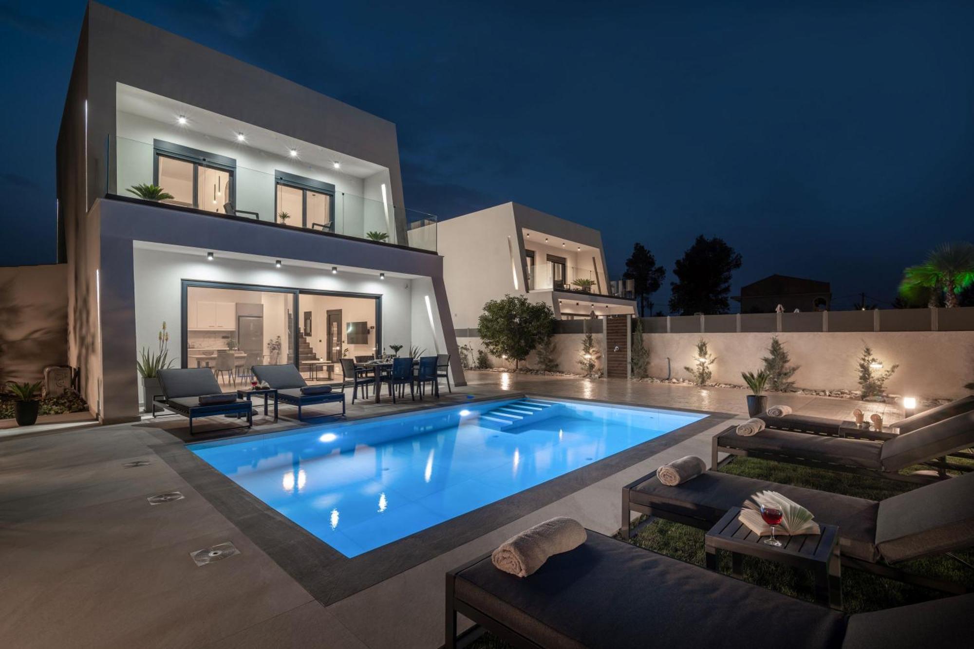 Sunwhite Villas - Private Pool & Cozy Atmosphere, By Zantewize 拉加纳斯 外观 照片