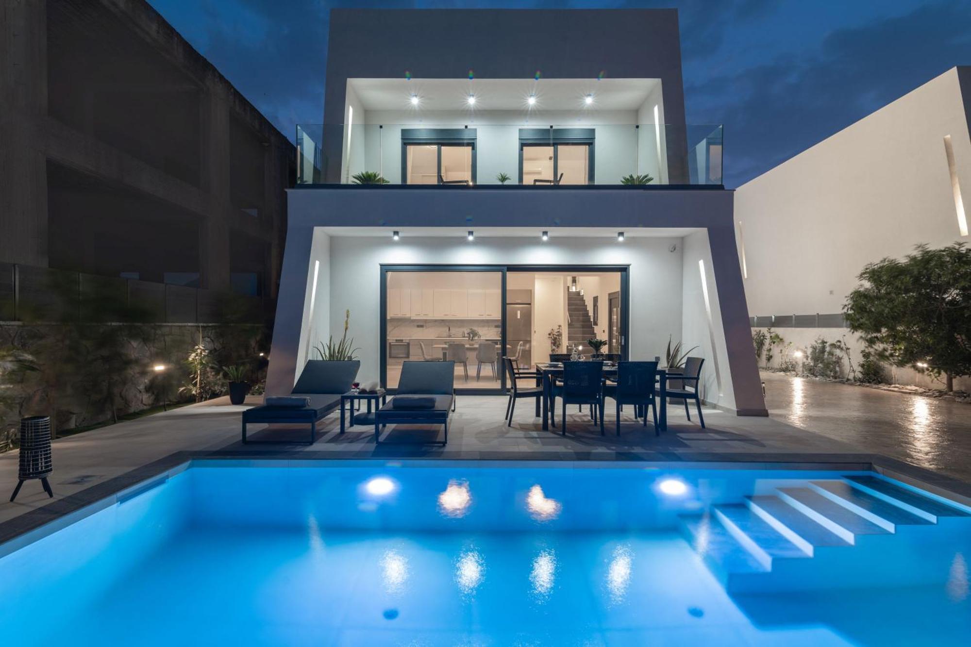 Sunwhite Villas - Private Pool & Cozy Atmosphere, By Zantewize 拉加纳斯 外观 照片